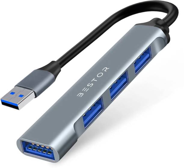 Bestor USB Hub Multiport Adapter for MacBook Pro Air M1 4-in-1 USB Hub (USB to 4 USB-A Ports) USB Hub