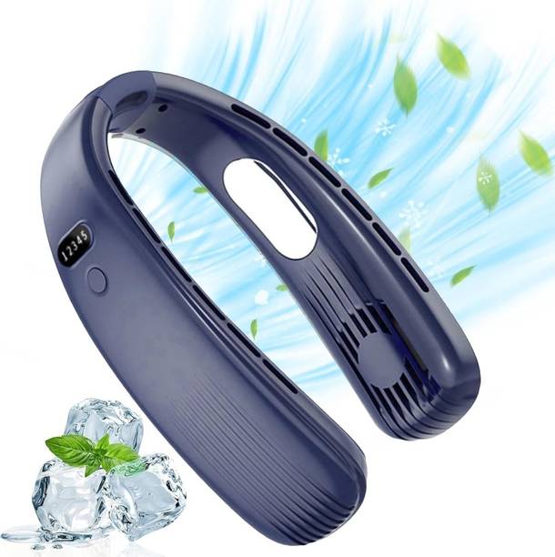 Refulgix Neck fan,Hands-Free, Adjustable Personal Cooling for Indoor Outdoor 5-Speed mode,2400mAH Rechargeable Battery USB Fan