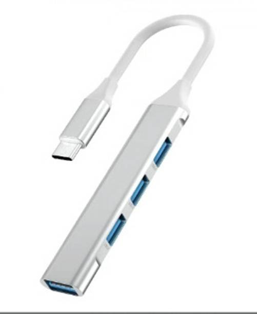 RT INFOTECH Type C to 4 USB-A Ports with Aluminum shell XT-4P5F-PJQ6 USB Hub