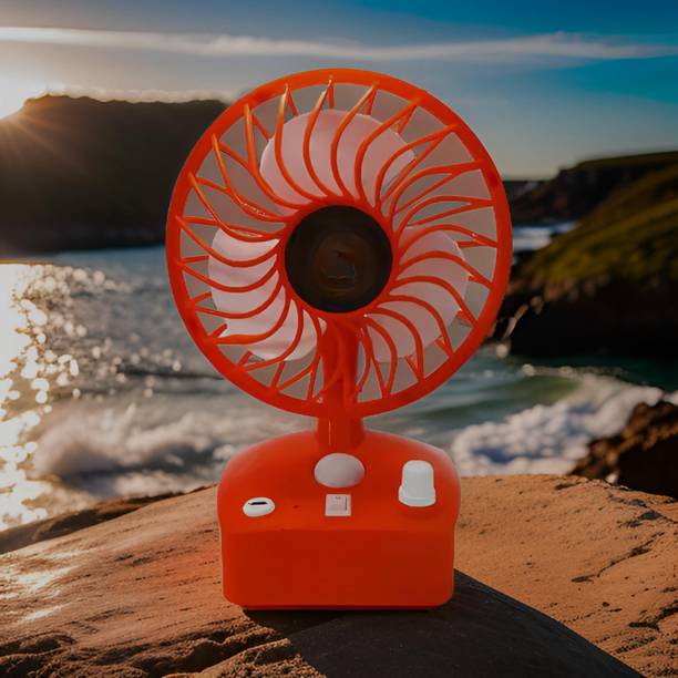YAROH Mini Ac Cooler Rechargeable Cool Fan Portable (USB Fan) With LED Light_LLL163 Trendy Rechargeable Fan Light Weight Mini Fan_D262262 USB Fan