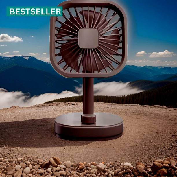 GUGGU Mini Ac Cooler Rechargeable Flow Fan Portable (USB Fan) With LED Light_RAZ96 Flow_Fan_RAZ96 USB Fan