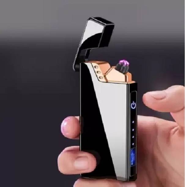 RHONNIUM USB Rechargeable Finger Touch Switch Electronic Lighter REL-19 Cigarette Lighter
