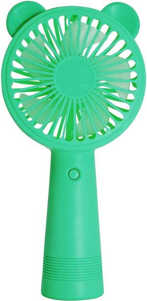 BeFunky Handheld USB Rechargeable Fan Portable USB Fan Mini 3 Speeds, 4 Hours. Bear Ear Design USB Fan