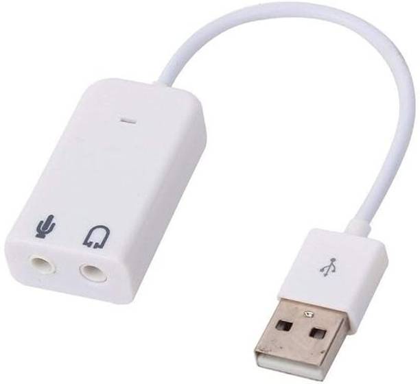 SDMINITEK Terabyte TB-026 Channel Audio 7.1 USB Sound Card with Headphone & Microphone Socket Sound Card