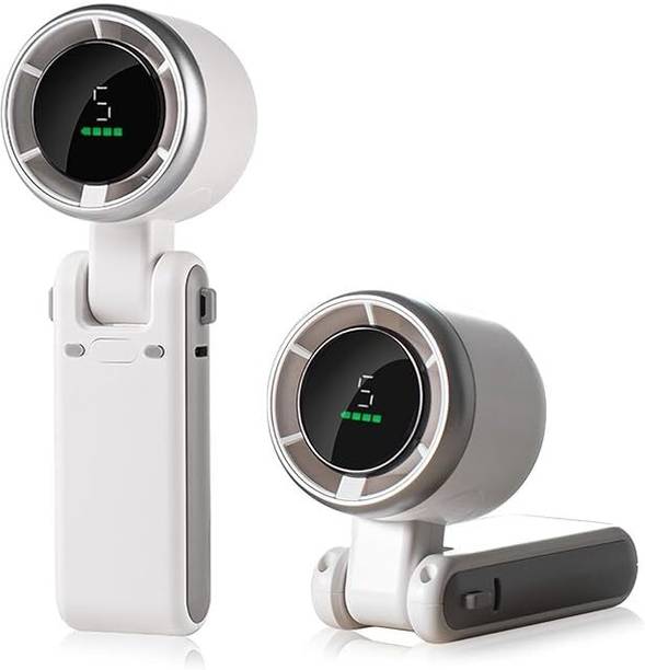 LUXOVIA Portable and foldable mini fan WHITE-FNN-01 USB Fan, USB Cable, USB Air Cooler, Rechargeable Fan