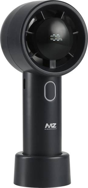 MZ F52 (RECHARGEABLE JET FAN) 5 Speed Mode, High Speed USB Fan with Separate Base & Digital Display USB Fan