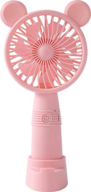 MZ M3 (RECHARGEABLE PORTABLE USB FAN) With Mobile Stand, 1200mAh Battery USB Fan