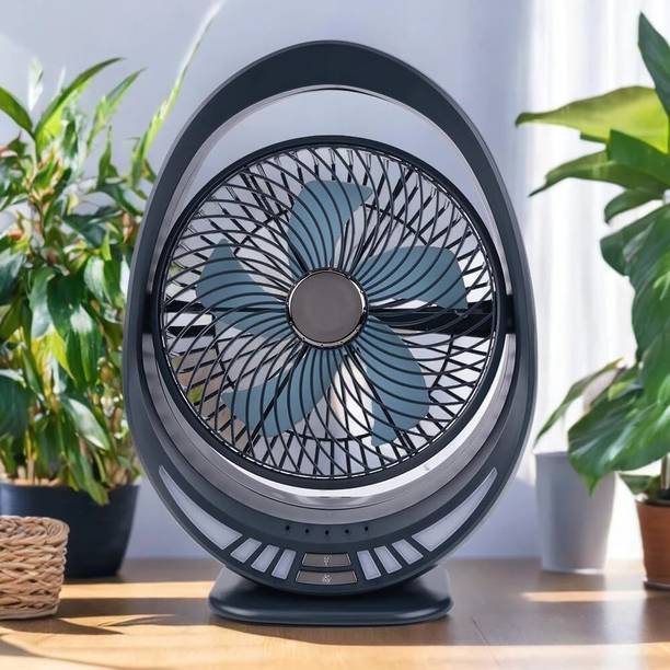 Sasimo Rechargeable 3600mAh Desk Fan, Portable USB-Powered Quiet Table Fan 5 Blade Cooling Mini Table Fan Portable_2025 USB Fan