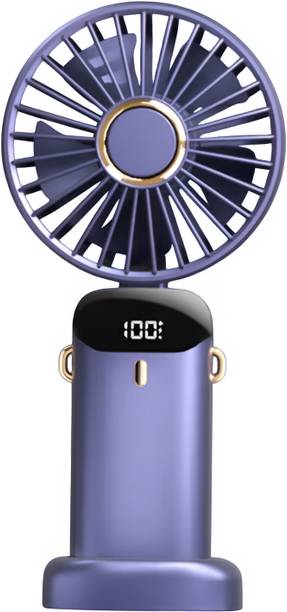 snowbudy MiniFan Rechargeable Hand-held 3-Speed fan Portable Electric Foldable Tablefan-2 Multifunctional Folding Fan Rechargeable USB Fan 3Speed Wind & Holder Function-2 Laptop Accessory, Rechargeable Fan, USB Air Cooler, USB Air Freshener, USB Fan