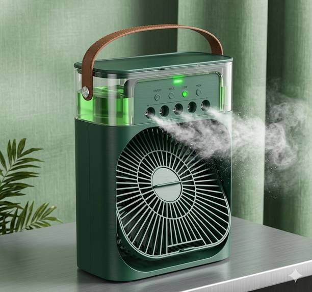 URBAN ZONE ENTERPRISES Portable Cooling Fan With 600ml Water Tank Cooler Adjustable Speed Office&Home UZONE-CoolBreeze-X1 Pro USB Air Cooler