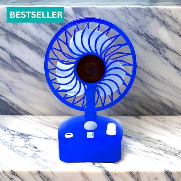 YAROH Cool Fan ( Rechargeable Table Fan) (Mini Fan) for Home, office YM363 Cool Fan (AC Cooler) (Rechargeable USB Fan) high speedYM363 USB Fan