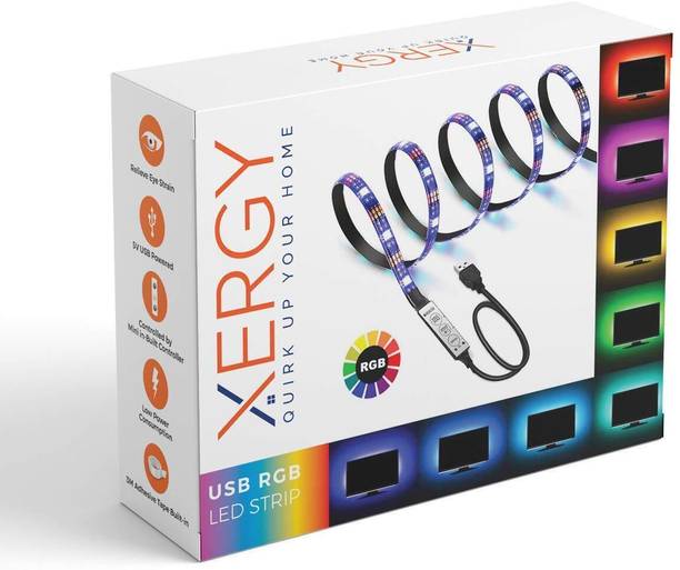 XERGY 1 LEDs 5 m Multicolor Color Changing Strip Rice Lights