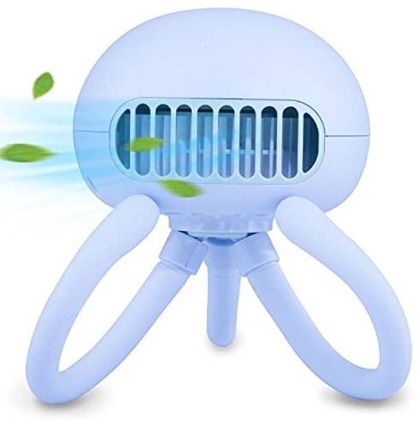 Mom's Aura Portable Bladeless Stroller Fan – 5200mAh Rechargeable with Flexible Tripod Portable Bladeless Fan USB Fan