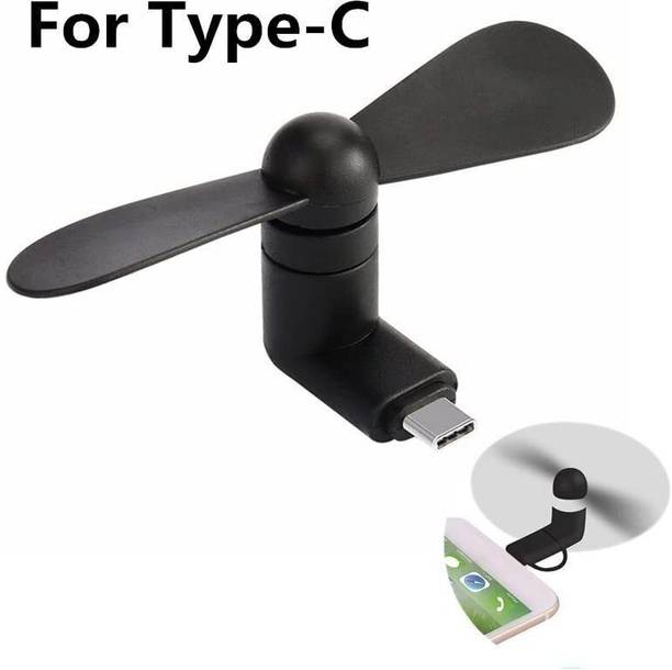 VACHASYA Mobile fan Type C | OTG fan Type C BreezeMini Type-C Mobile Fan USB Fan