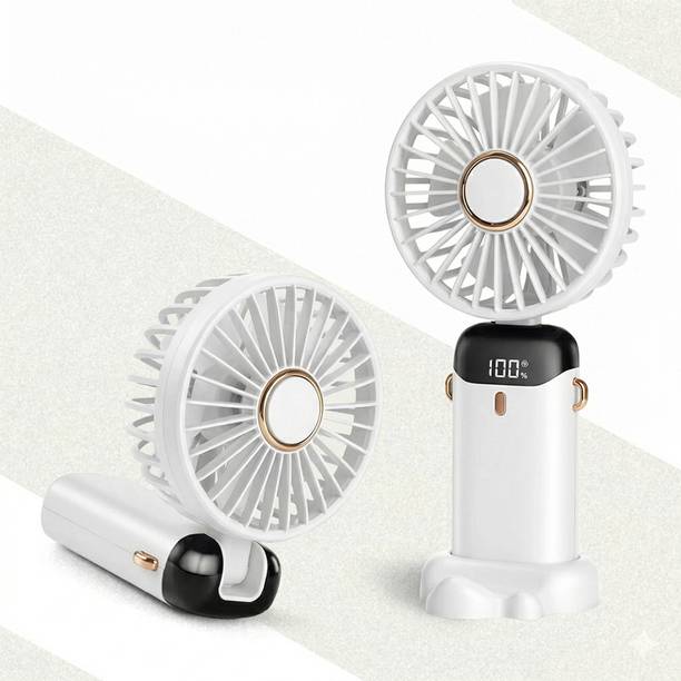 Vease Mini Portable Fan with LED Display, Rechargeable, Fast Charge, Travel-Friendly VMF-15 USB Air Cooler