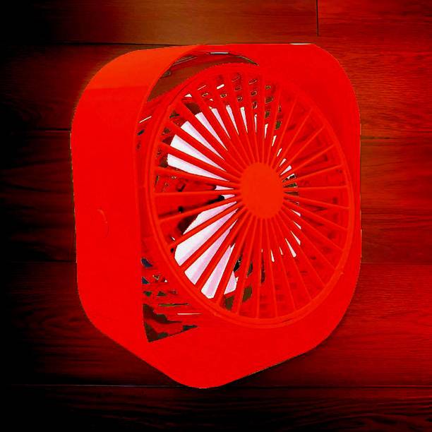 GUGGU Superior Portable USB Desk Fan with Direct Plug-In AC Cooler Mini Fan_GBL122 Trendy (Direct Fan) Light Weight Portable Fan_RB122 USB Fan