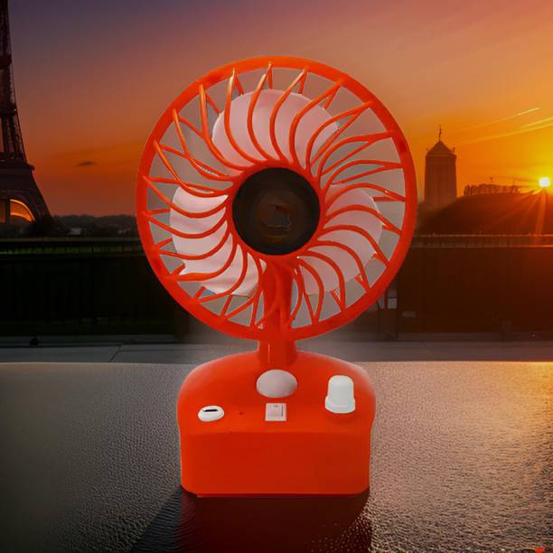 Clairbell Mini Ac Cooler Rechargeable Cool Fan Portable (USB Fan) With LED Light_CVT397 Trendy Rechargeable Fan Light Weight Mini Fan_DD397 USB Fan