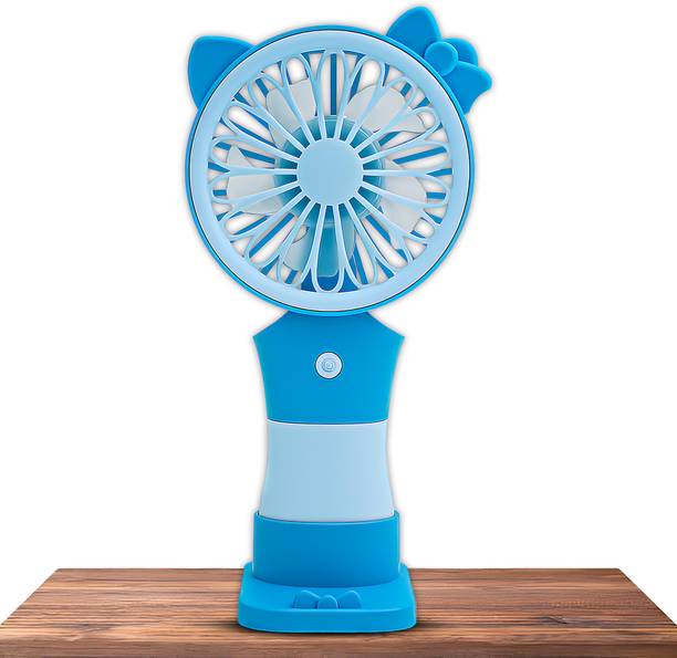 Whispers of Wind Cute Mini Portable USB Fan | 3 Speed Modes | Rechargeable & Lightweight Fan for Desk, Travel & Kids USB Fan