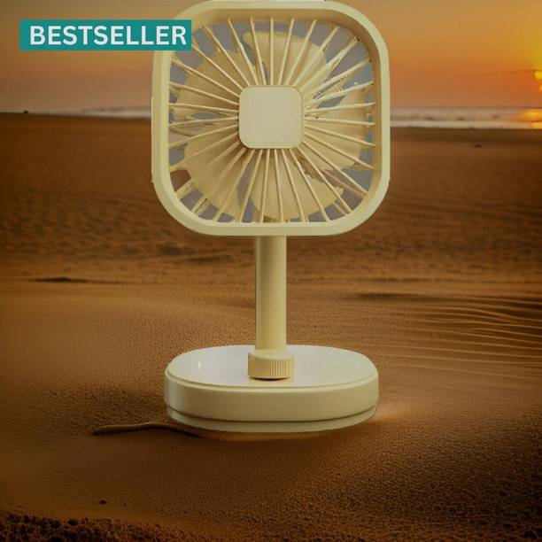 FRONY Mini Ac Cooler Rechargeable Flow Fan Portable (USB Fan) With LED Light_JJJ295 Flow_Fan_2RJZ295 USB Fan