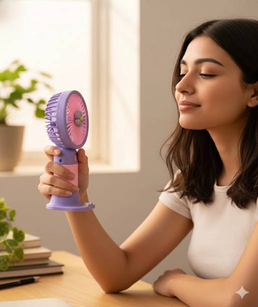 Uniquegadgetes Portable Rechargeable Mini Fan for Kids & Adults (Mini) Travel Portable USB Rechargeable Handheld Mini Fan USB Fan