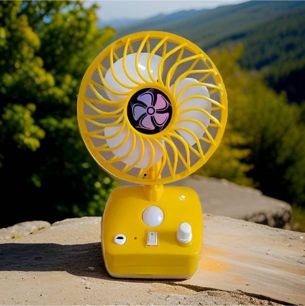 Clairbell Cool Fan: Ultimate Convenience - USB Rechargeable, 5 Speeds, and LED Light VP8 Cool Fan: Ultimate Convenience - USB Rechargeable, 5 Speeds, and LED Light VP8 USB Fan