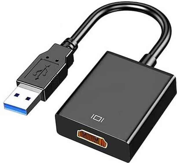 RuhZa SW-85065 1080P Video Audio Converter Connect PC, Laptop to Monitor HDMI Connector