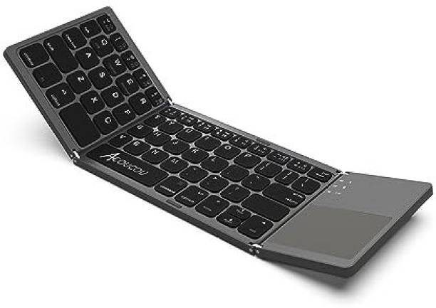RuhZa Foldable Bluetooth Keyboard, Wireless Bluetooth K...
