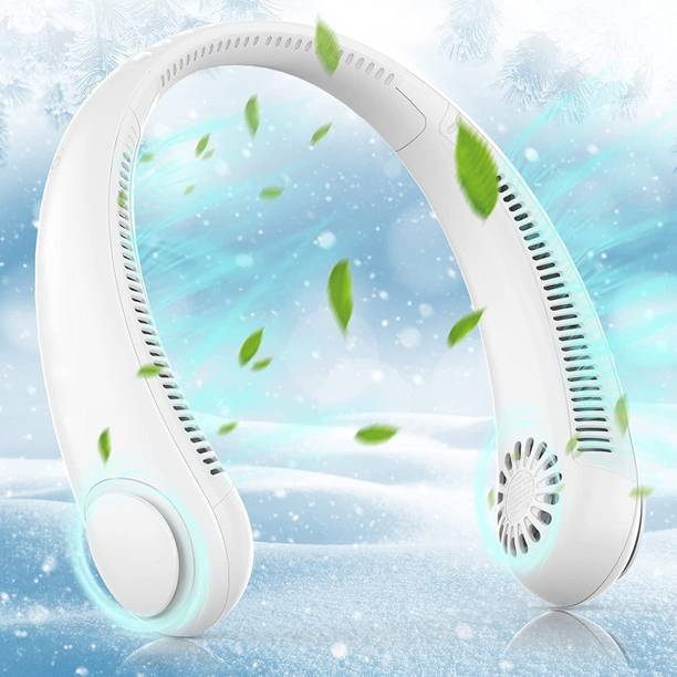 PAGALY for kitchen and mackup Neckband Hanging Fans 3 Speeds 48 Air Outlet Portable Neck Fan, Personal Mini Bladeless Neck USB Fan