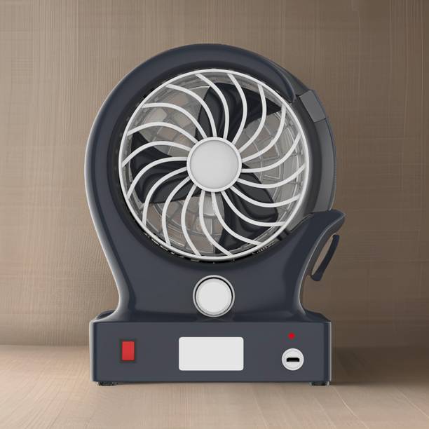 YAROH Mini Ac Cooler Rechargeable Wind Fan Portable (USB Fan) With LED Light_ZZZ382 Trendy Rechargeable Fan Light Weight Mini Fan_DD382 USB Fan