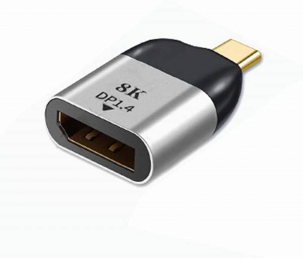 VOOCME Type C to Displayport Monitor Converter Adapter USB-C 8K 4K 2K 60hz for Tablet & Phone & Laptop USB Cable