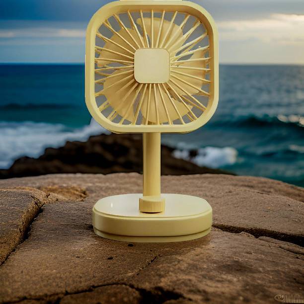 Clairbell Mini Ac Cooler Rechargeable Flow Fan Portable (USB Fan) With LED Light_SCS177 Flow_Fan_4FCZ177 USB Fan