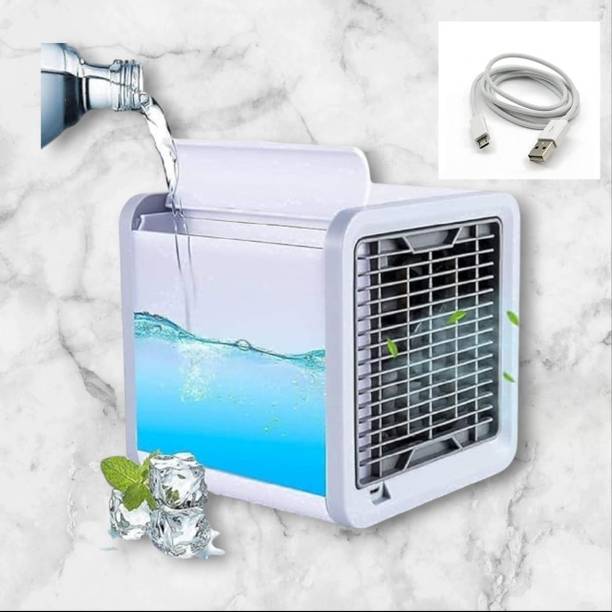 KRITAM Cooler for Room Cooling Mini AC Portable Mini Fan Artic Coole AiR CoOlEr PoRtAbLe AiR CoNdItIoNeRs FoR HoMe ArTiC 3 In 1 MiNi CoOlEr USB Air Cooler