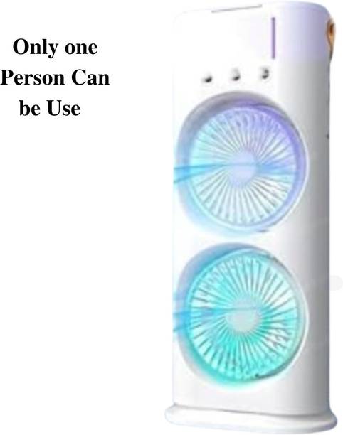 GameSir USB Cooling Fan with Remote Control, Rotatable with water Tank Mini Air Cooler mist dual fan_16 USB Air Cooler