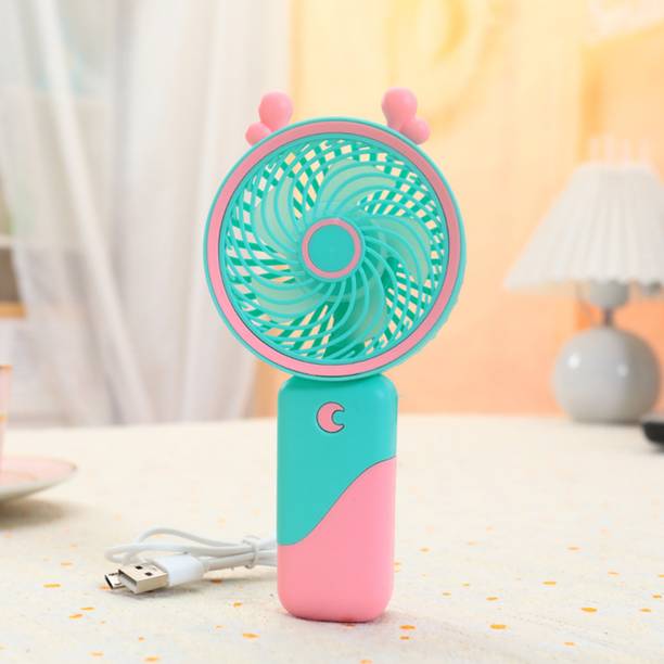 DIGITRENDS Rechargeable Mini Cute Handheld Rechargeable Fan