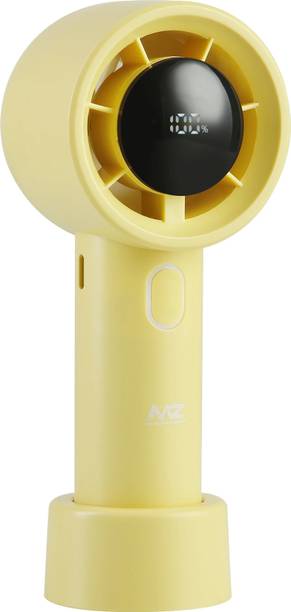 MZ F52 (RECHARGEABLE JET FAN) 5 Speed Mode, High Speed USB Fan with Separate Base & Digital Display USB Fan
