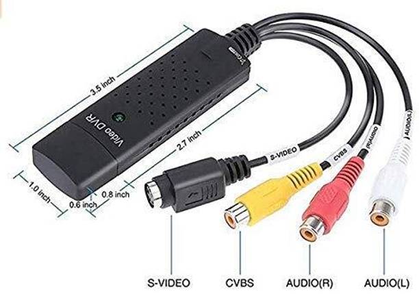 VOOCME Audio video capture card DVD Camcorders Video Audio Capture AV Adapter Card Card Reader