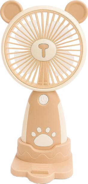 PARADISEECOM 3 Speed Portable Fan|Small Fan|Mini hand fan for Office,home,school |Portable Rechargeable Fan|Mini Fan Electric Rechargeable Fan