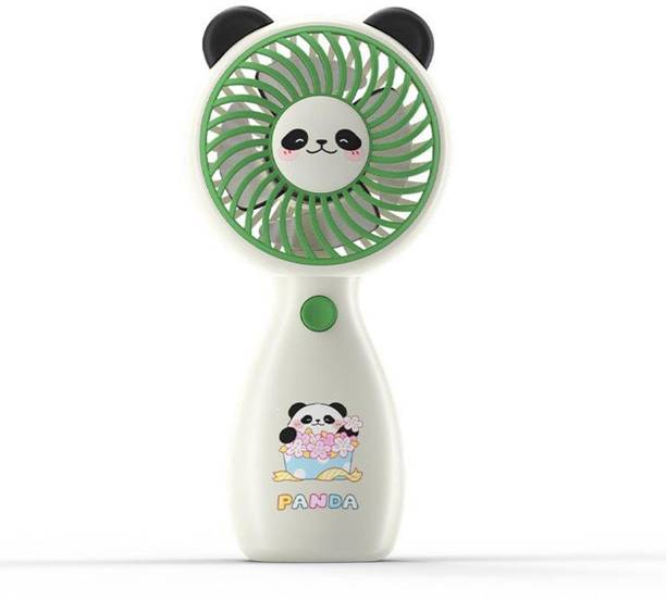 UNZAG Panda Mini Fan Portable USB Hand Fan Rechargeable Small Size Personal Fan Panda Mini Fan Portable USB Hand Fan Rechargeable Small Size Personal Fan USB Fan, Rechargeable Fan