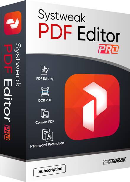 systweak PDF Editor Pro
