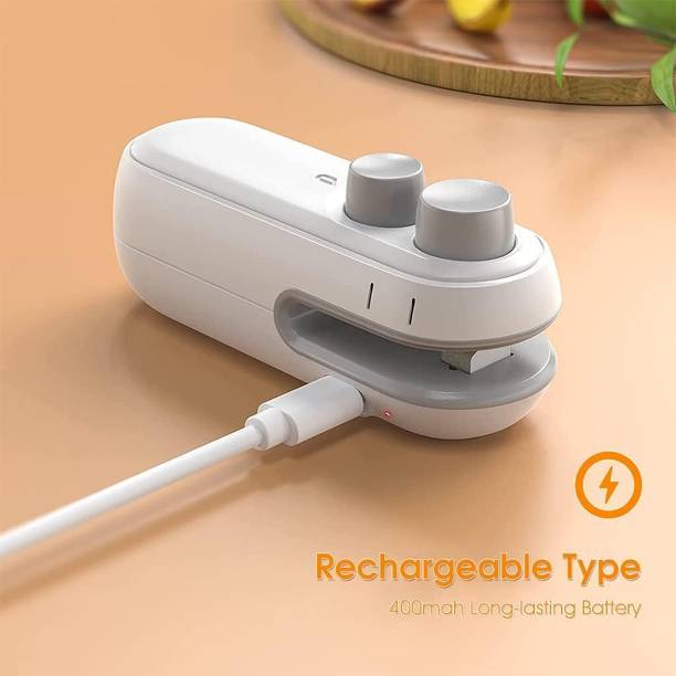 शाइन टेक Portable Mini Sealing Machine, Packet Sealer Machine, for Food, Fresh Storage हैंड हेल्ड हीट सीलर