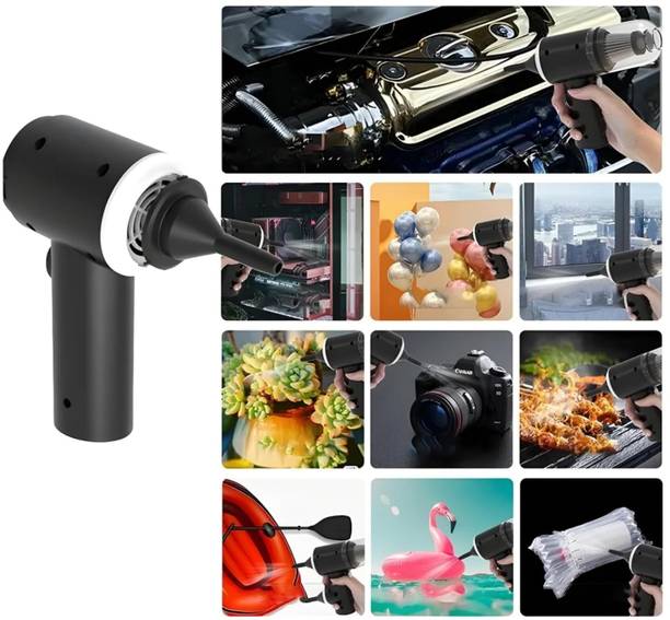 JKTREDARS JK TREDARS 3 IN 1 Portable Vacuum Cleaner Car Interior Fan