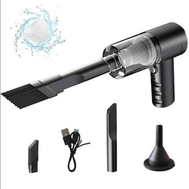 Wrixty Handheld & Portable Vacuume with Strong Suction Cordless Vacuum Cleaner (Black) Cordless Vacuum Cleaner with Anti-Bacterial Cleaning