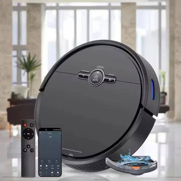 SHOPOGENIX D1 Robot Vacuum Cleaner with 120 Minutes Runtime, 2000Pa Suction Strength Robotic Floor Cleaner (WiFi Connectivity, Alexa)