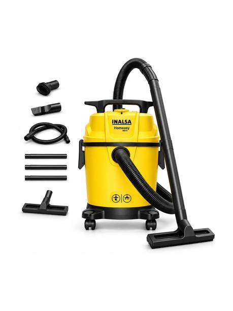 Inalsa Homeasy WD10 Wet & Dry Vacuum Cleaner with Anti-Bacterial Cleaning