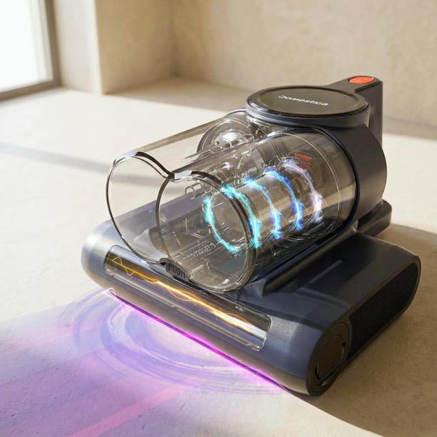 Domestica Dustro Bed Vacuum Cleaner with Smart Dust Sensor, UV-C Light & HEPA Filter Hand-held Vacuum Cleaner with Anti-Bacterial Cleaning