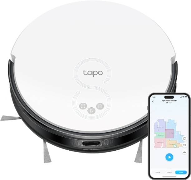 TP-Link Tapo RV20 Mop Robotic Floor Cleaner with 2 in 1 Mopping and Vacuum (WiFi Connectivity)