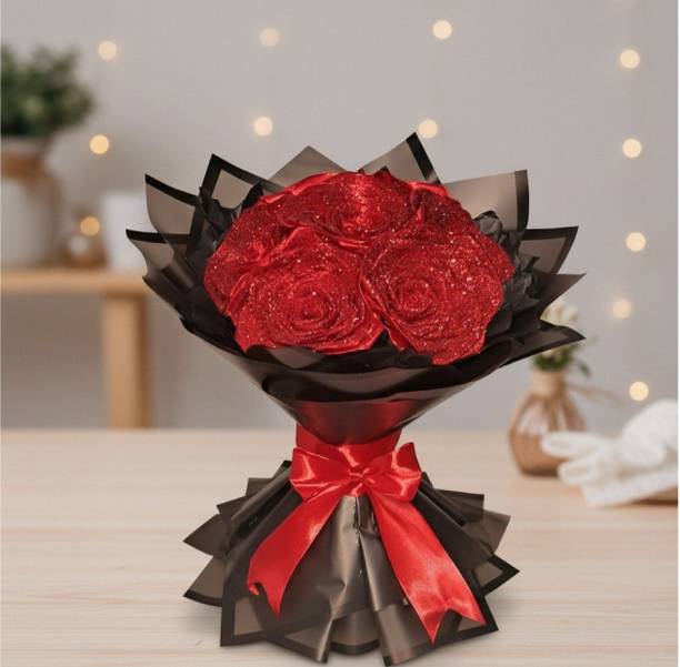MOBOMAKES Artificial Flower Gift Set