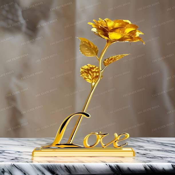 THE CLICK INDIA Artificial Flower, Showpiece, Soft Toy Gift Set