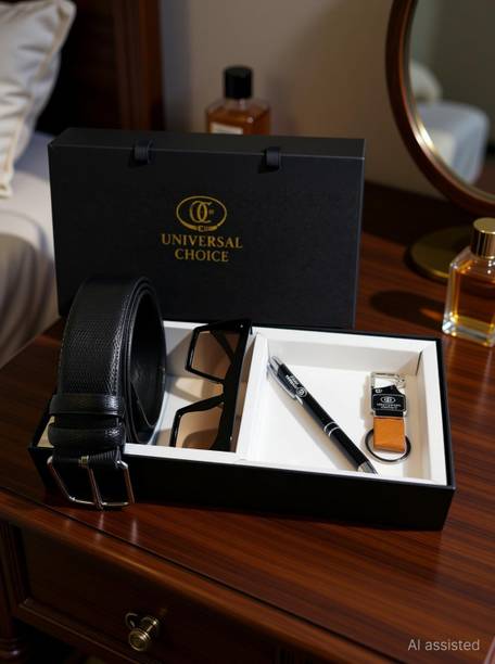 UNIVERSALCHOICE Belt, Keychain, Pen, Gift Box, Comb Gift Set