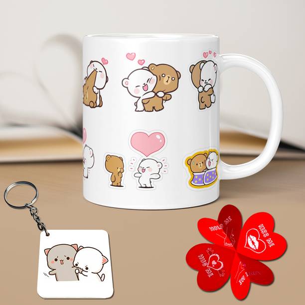 क्रॉनक्राफ्ट मग, कीचेन, ग्रीटिंग कार्ड गिफ्ट सेट